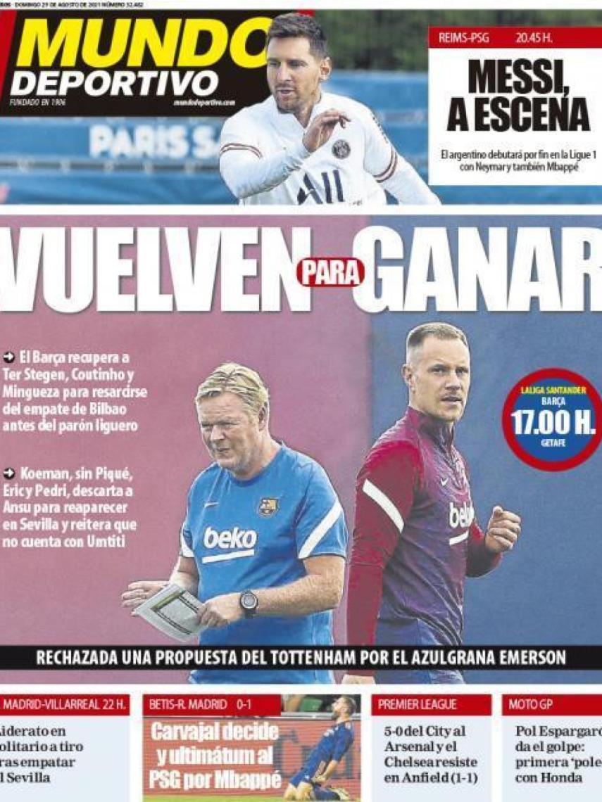 Portada Mundo Deportivo