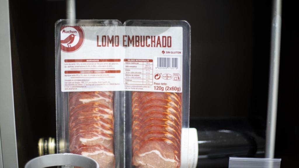 Lomo embuchado de Auchan.