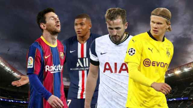 Messi, Mbappé, Kane y Haaland, víctimas de la fuerza de sus clubes