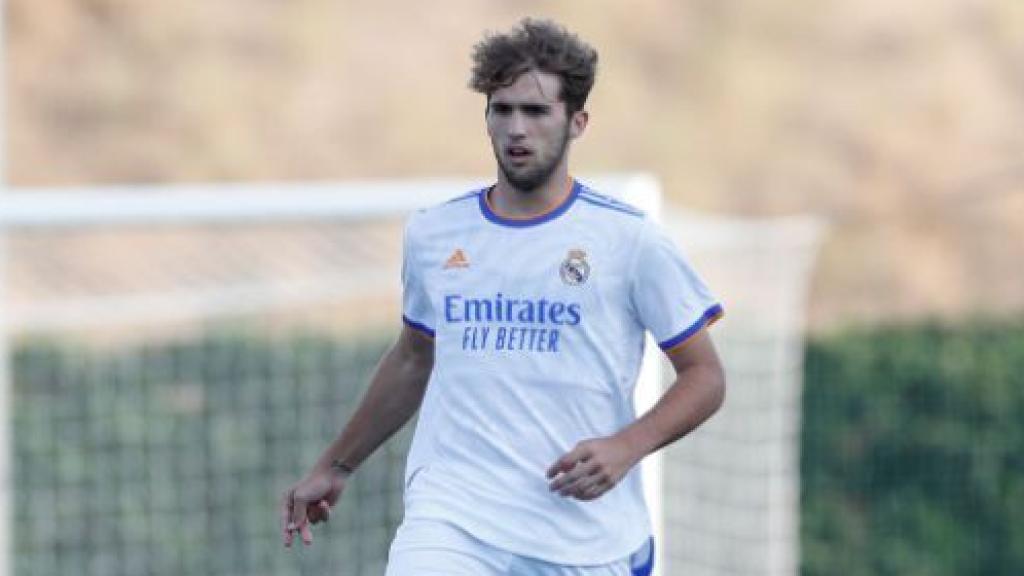 Sergio Santos, con el Castilla