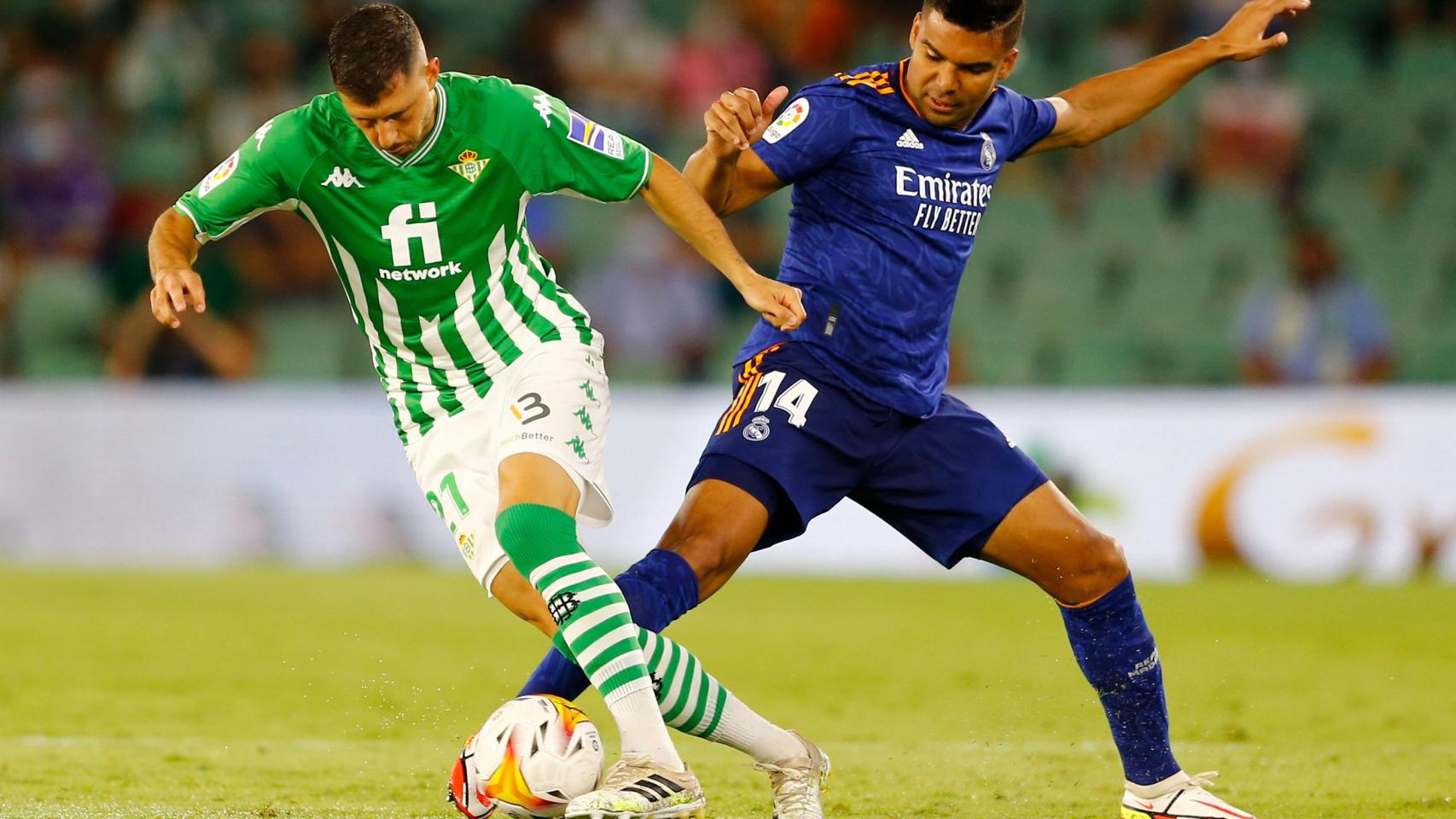 Casemiro, en el partido ante el Real Betis