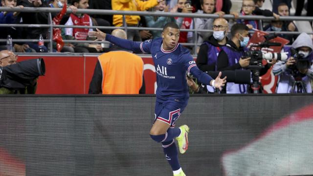 Kylian Mbappé, con el PSG