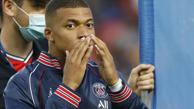 Kylian Mbappé, con el PSG