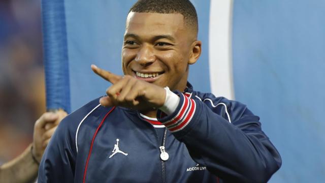 Kylian Mbappé, con el PSG