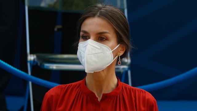 Letizia, durante un acto en Madrid celebrado e mes de junio.