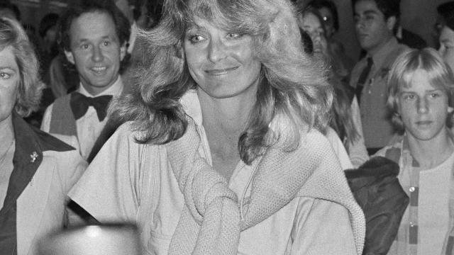 La actriz Farrah Fawcett-Majors en Los Ángeles.