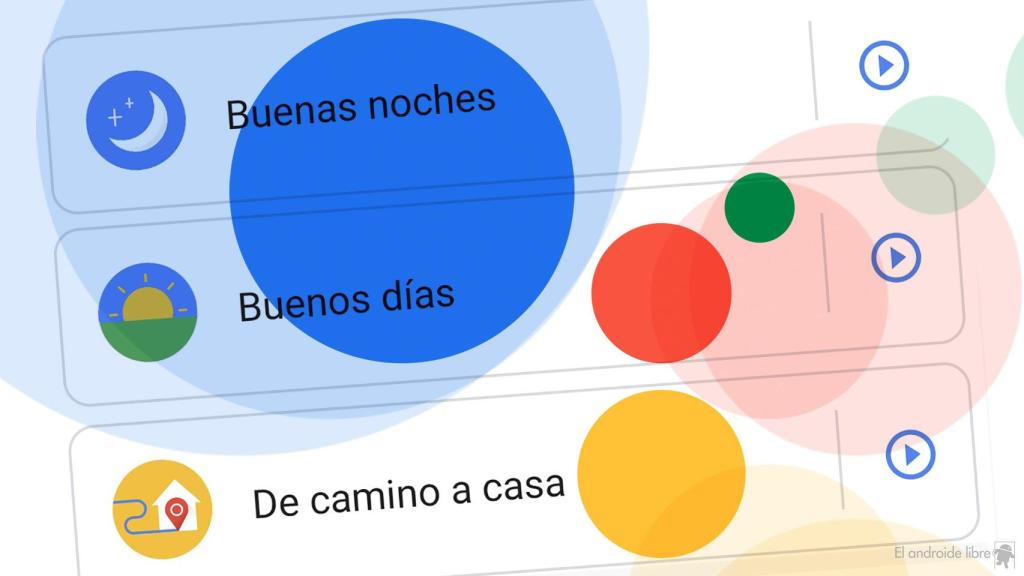 Activa múltiples acciones a múltiples en Google Assistant para las rutinas que duran todo el día