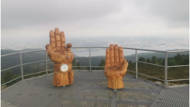 Mirador Monte do Faro de Domaio (Pontevedra).