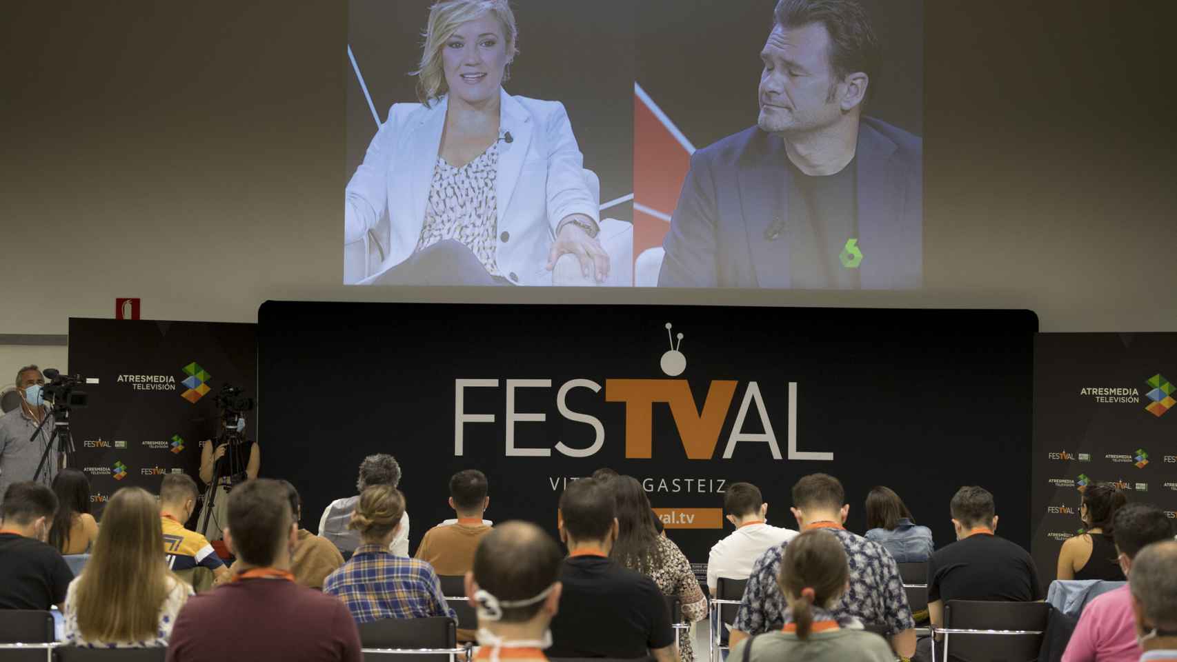 Atresmedia ha presentado 'Más vale tarde' en el Festival de Televisión de Vitoria.