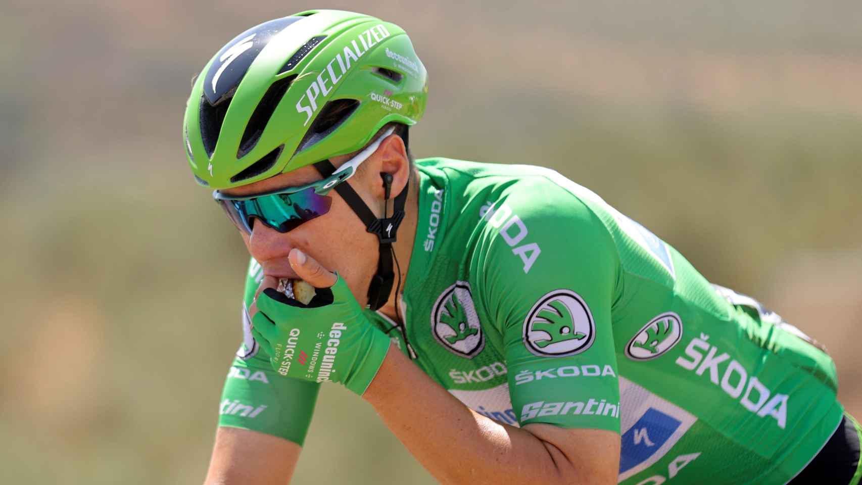 Fabio Jakobsen, en La Vuelta
