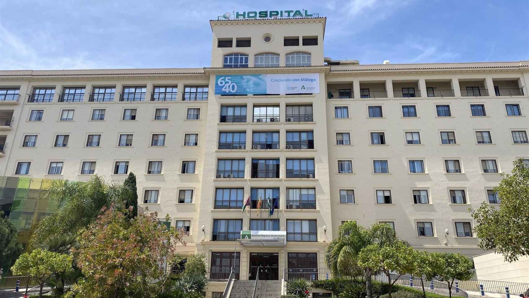 El Hospital Regional de Málaga, en una foto.