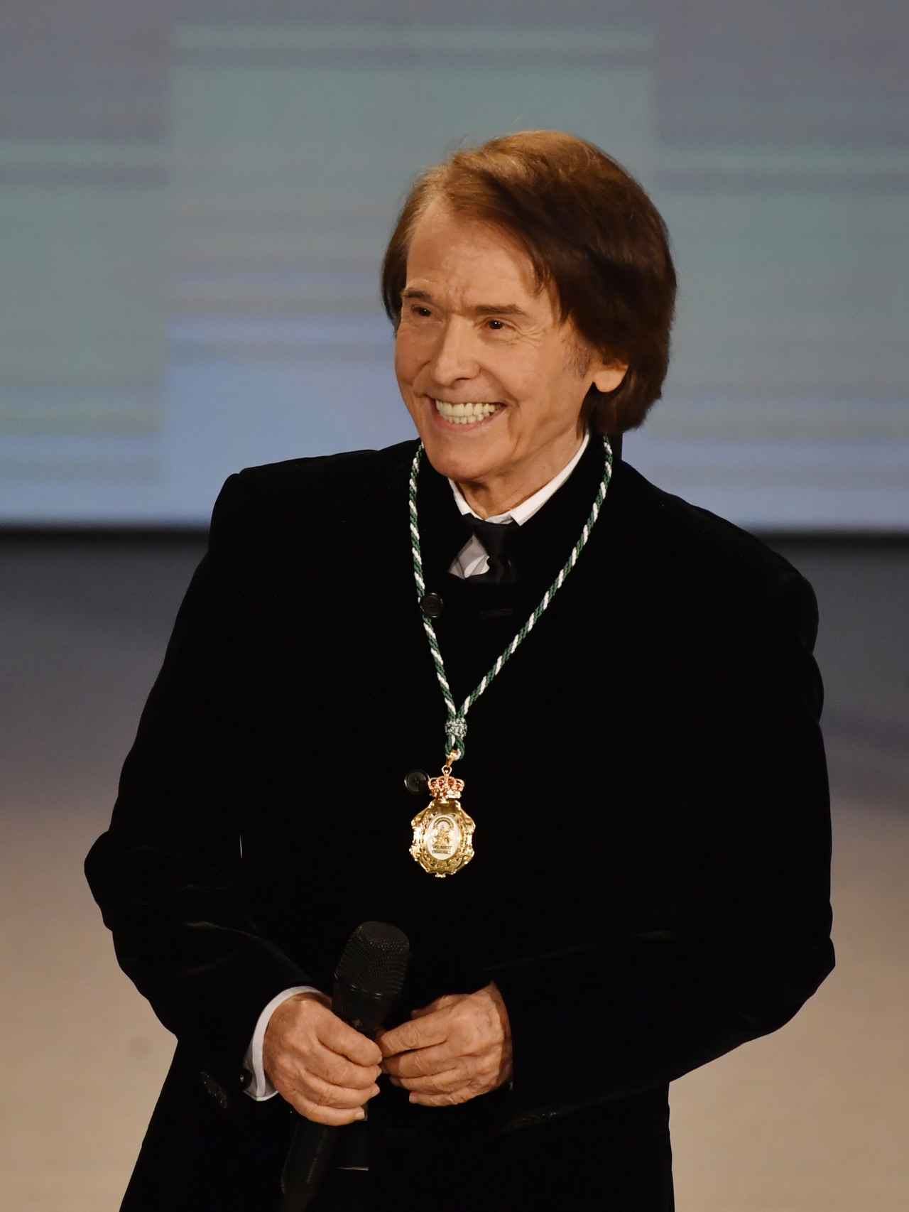 Raphael, durante la gala de Medallas de Andalucía 2021.