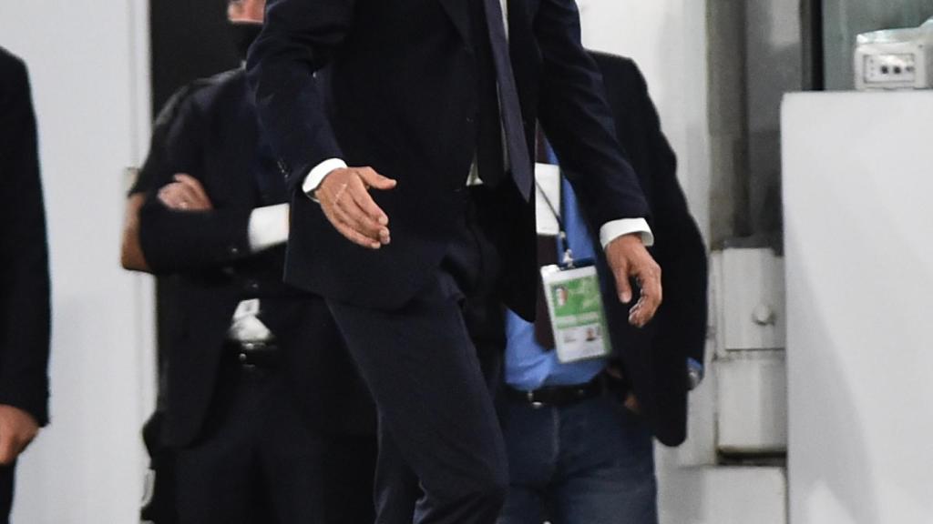 Massimiliano Allegri, en un partido de la Juventus de Turín de la temporada 2021/2022