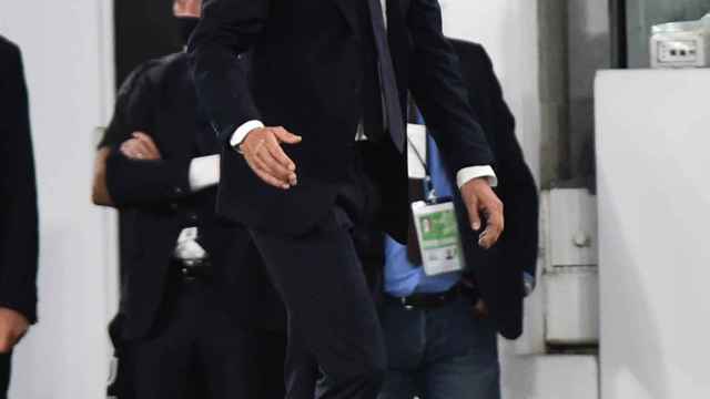 Massimiliano Allegri, en un partido de la Juventus de Turín de la temporada 2021/2022