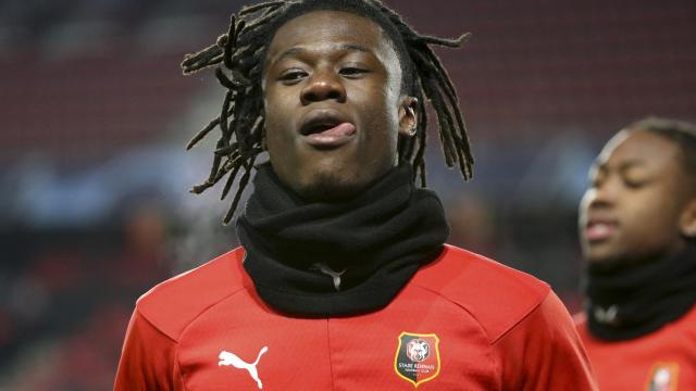 Eduardo Camavinga, con el Rennes