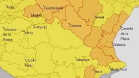 La alerta por fuertes tormentas sigue activa en Castilla-La Mancha: consulta el mapa de riesgos