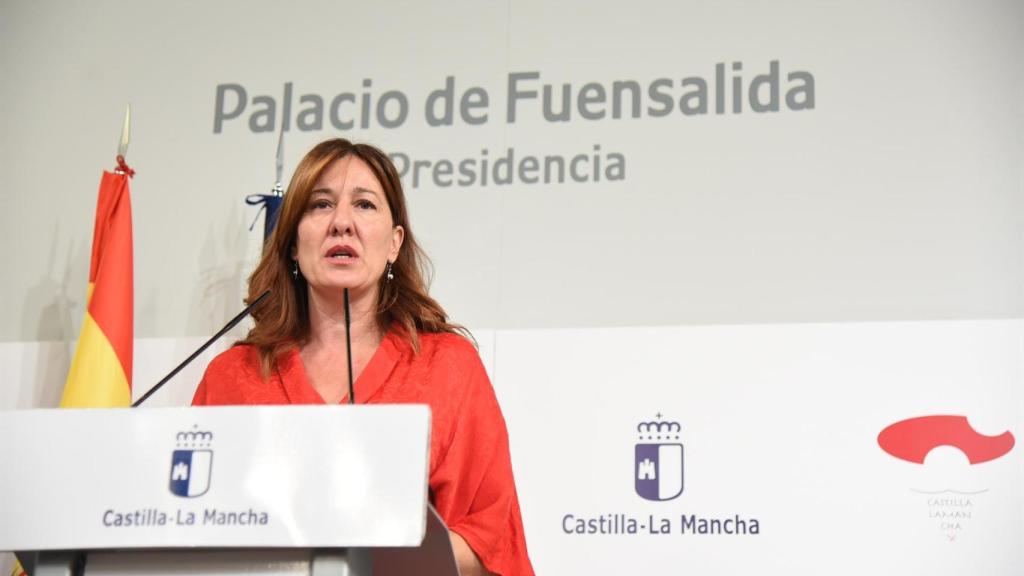 Blanca Fernández, portavoz del Gobierno de Castilla-La Mancha. Foto: JCCM