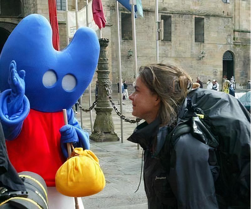 Pelegrín era una de las principales atracciones para los peregrinos que llegaban a la Catedral en 1993