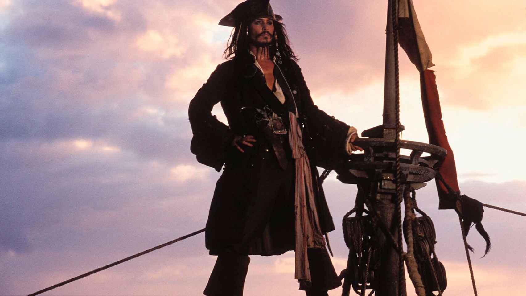Fotograma de 'Piratas del Caribe', protagonizado por Johnny Depp.