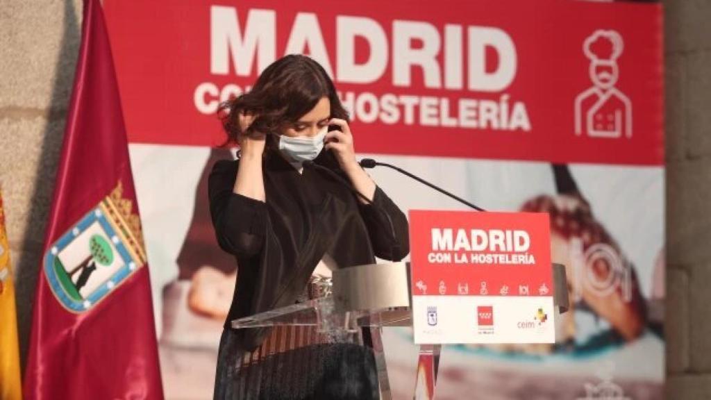 La presidenta de la Comunidad de Madrid, Isabel Díaz Ayuso, en una imagen de archivo.