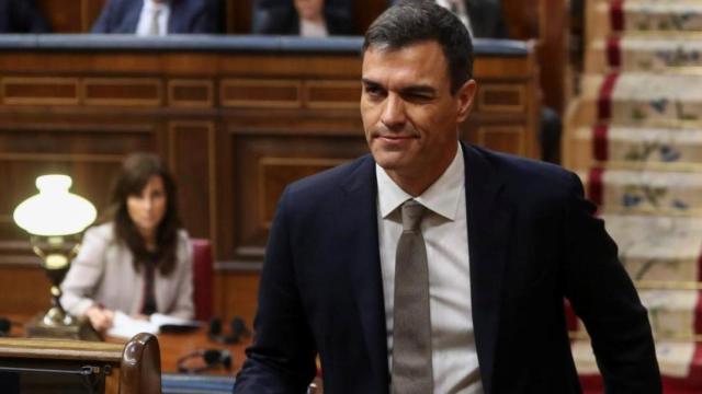 Pedro Sánchez, en el Congreso de los Diputados.