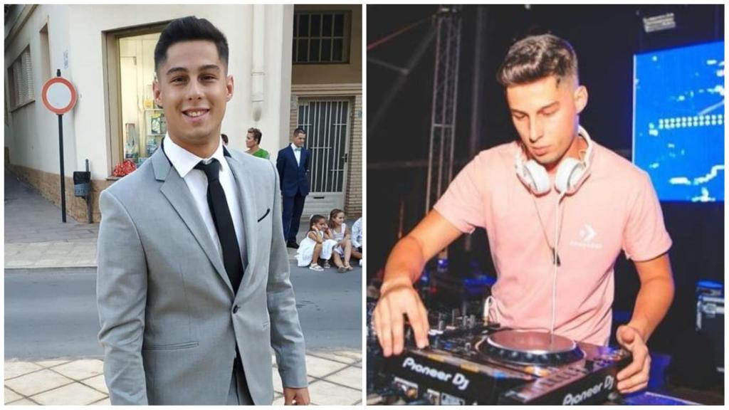 Nelo Rubio DJ, en un acto como concejal de l'Alcora y en una sesión como pinchadiscos. EE