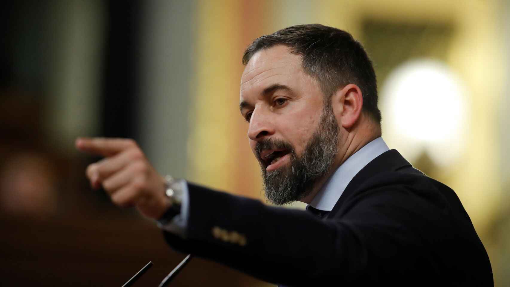 Santiago Abascal en el Congreso de los Diputados