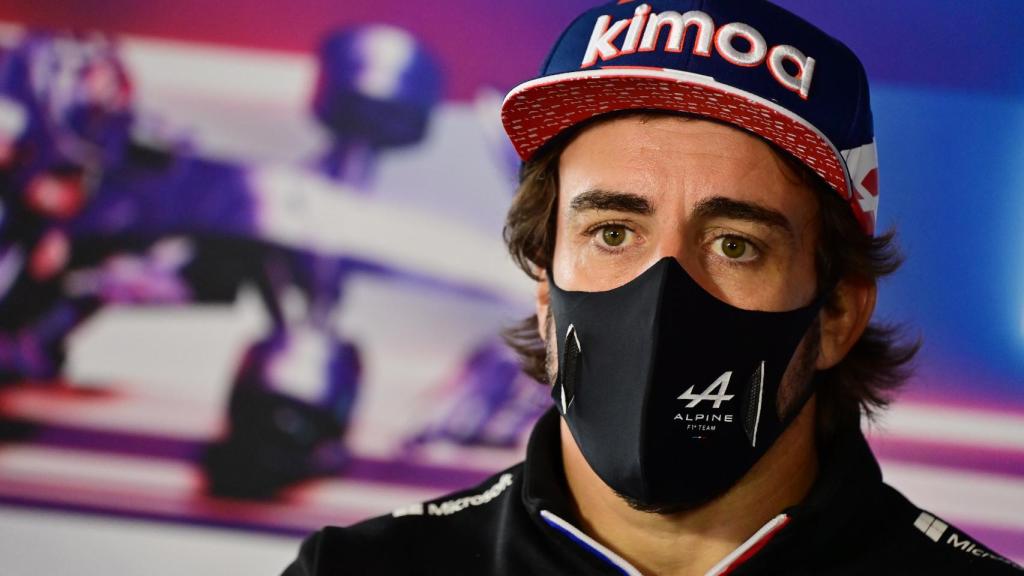 Fernando Alonso, en rueda de prensa