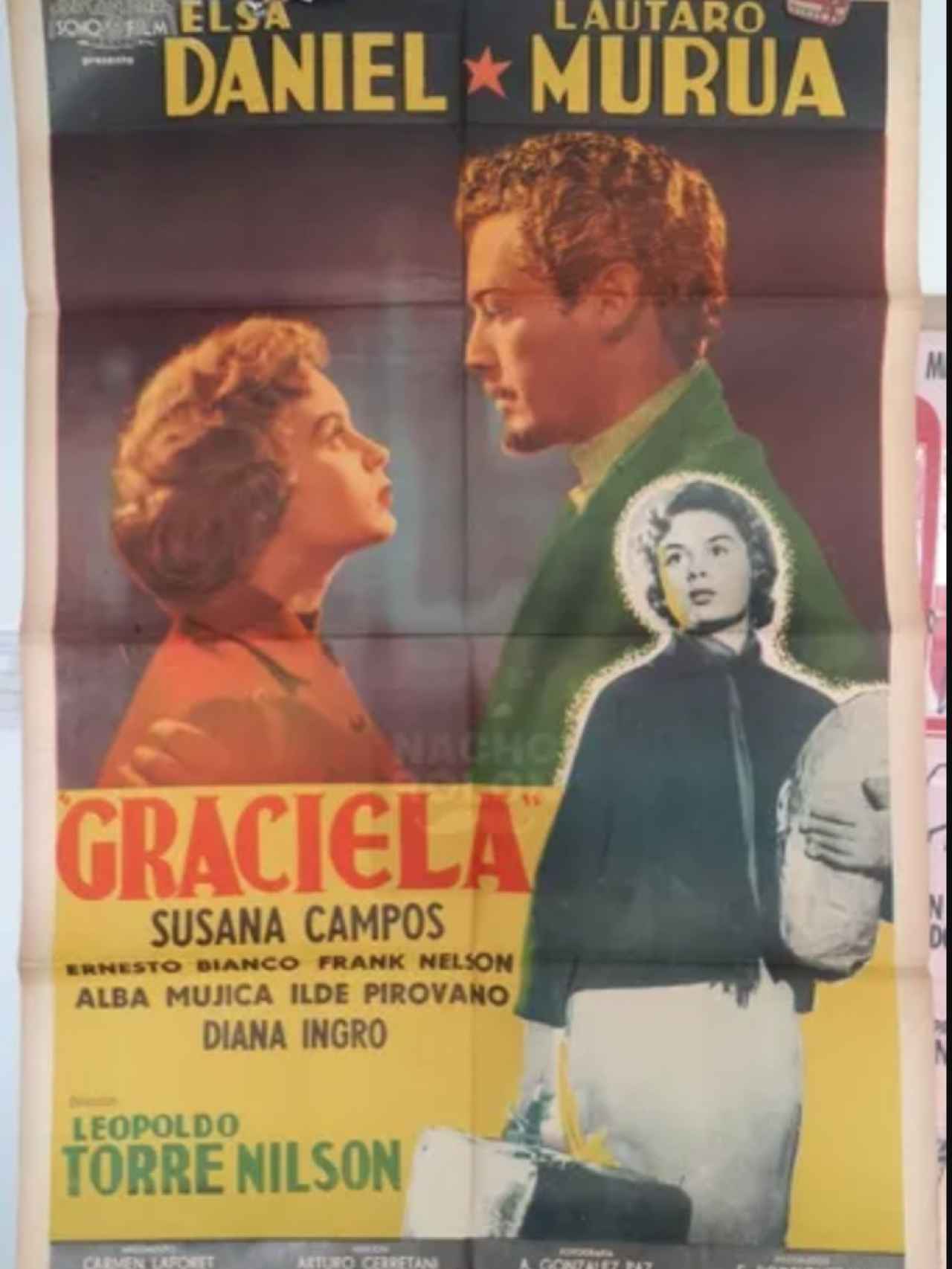 Cartel de 'Graciela', la película de Leopoldo Torre Nilsson de 1956.