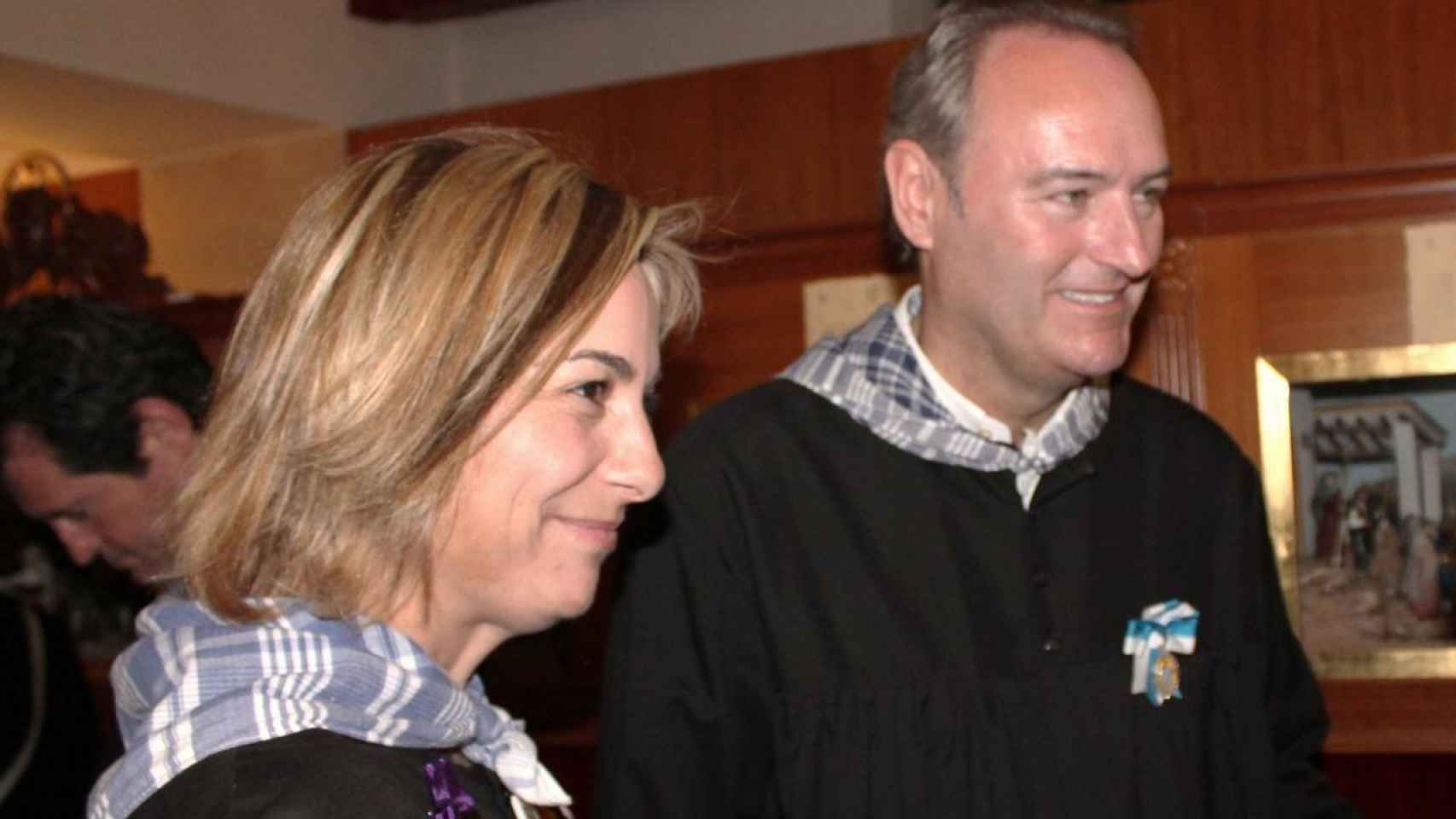 Castedo junto a Alberto Fabra, expresidente de la Generalitat valenciana.