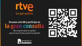 Cartel de la consulta de RTVE en Guadalajara