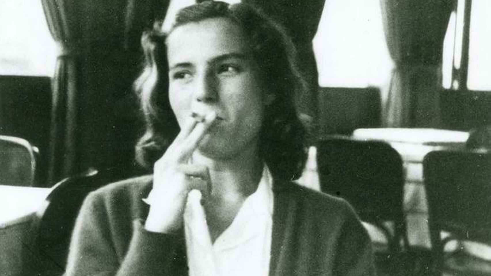 La escritora Carmen Laforet.