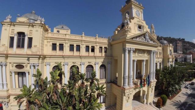 Fachada del Ayuntamiento de  Málaga.