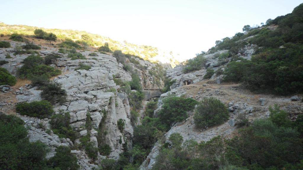 El puente de los Alemanes salva la caída del Cañón de las Buitreras.