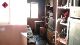 Encuentran 3 bombonas de gas abiertas en el incendio de una casa en Elda