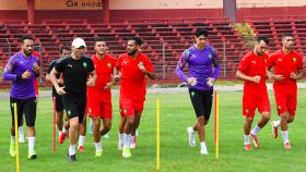 Entrenamiento de la selección de Marruecos