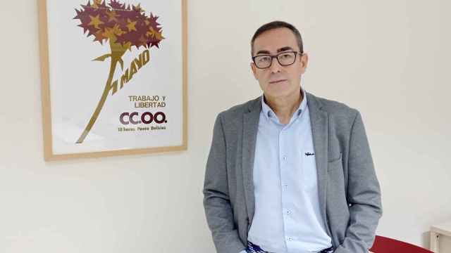 Paco de la Rosa, secretario general de CCOO en Castilla-La Mancha, en una imagen de este año