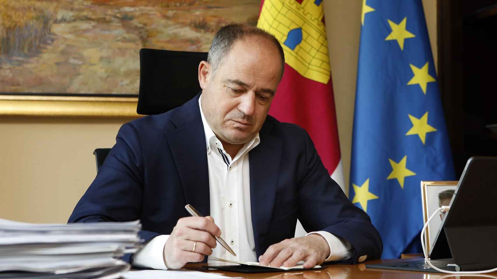 El alcalde de Albacete, Emilio Sáez