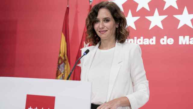 La presidenta de la Comunidad de Madrid, Isabel Díaz Ayuso, en rueda de prensa posterior al Consejo de Gobierno.