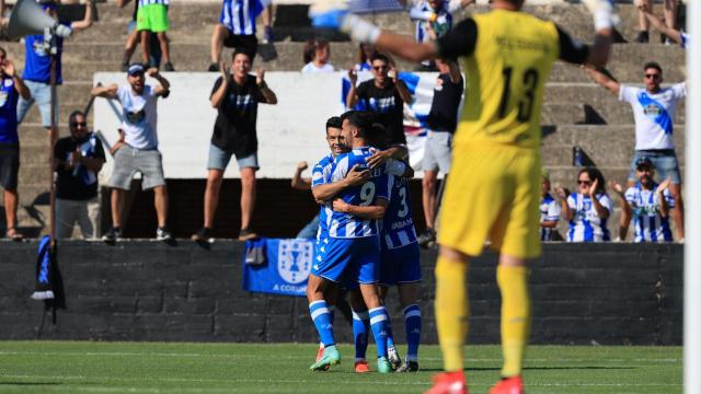 Triunfo del Dépor ante el Tudelano.