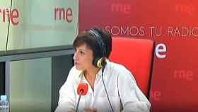 La ministra de Política Territorial y portavoz del Gobierno, Isabel Rodríguez, este lunes en RNE.