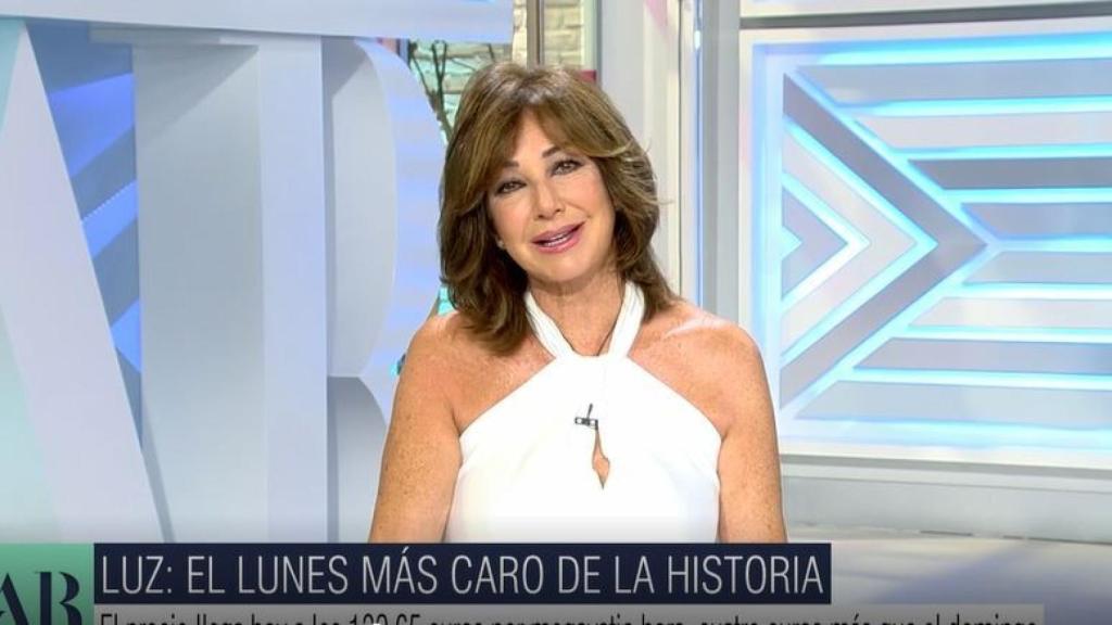 Ana Rosa Quintana, durante el primer día de la 18ª temporada de su espacio televisivo.