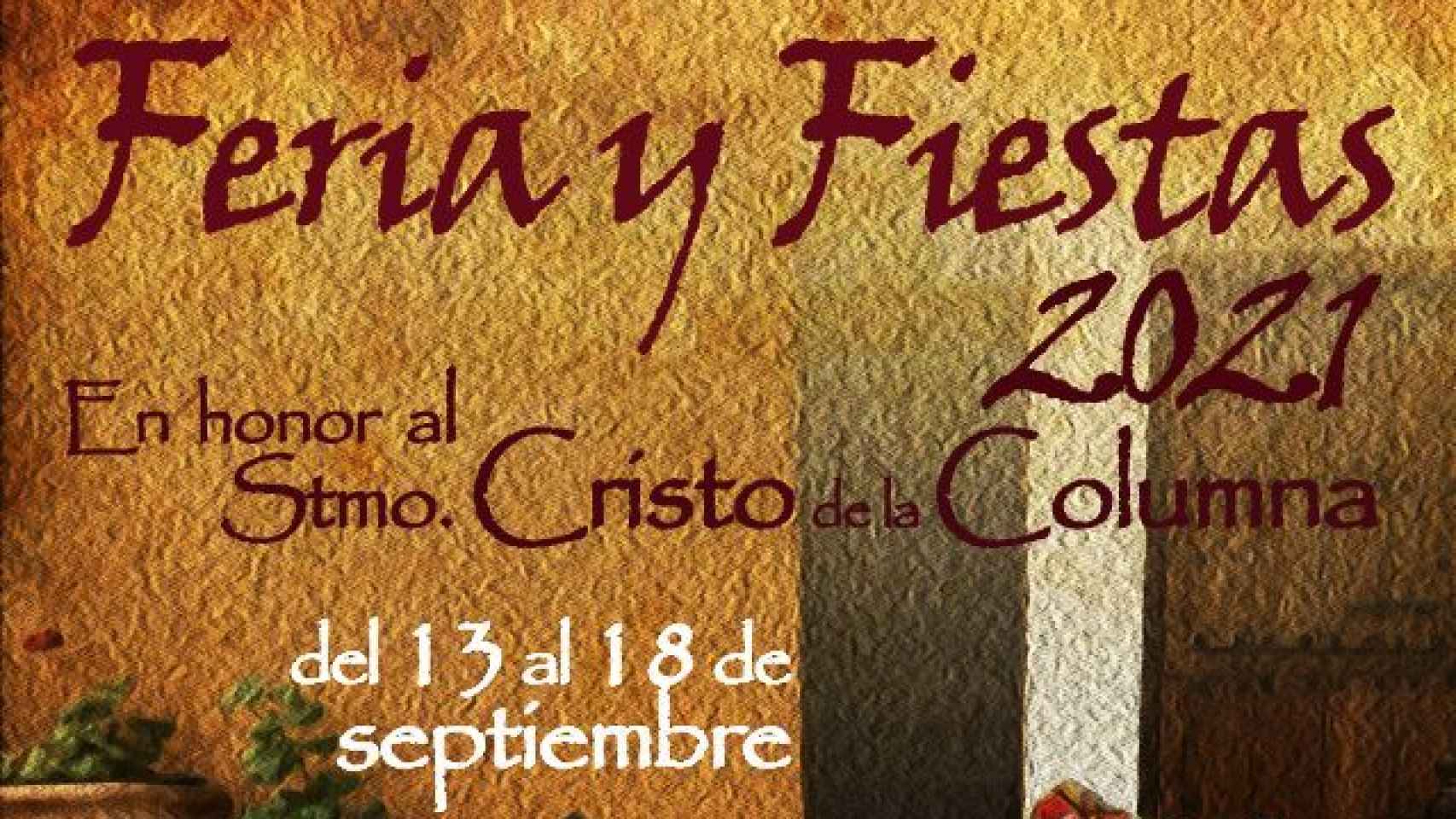 Cartel Feria y Fiestas de Bolaños de Calatrava (Ciudad Real) 2021