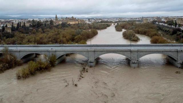 Vista del río Guadalquivir a su paso por Córdoba.