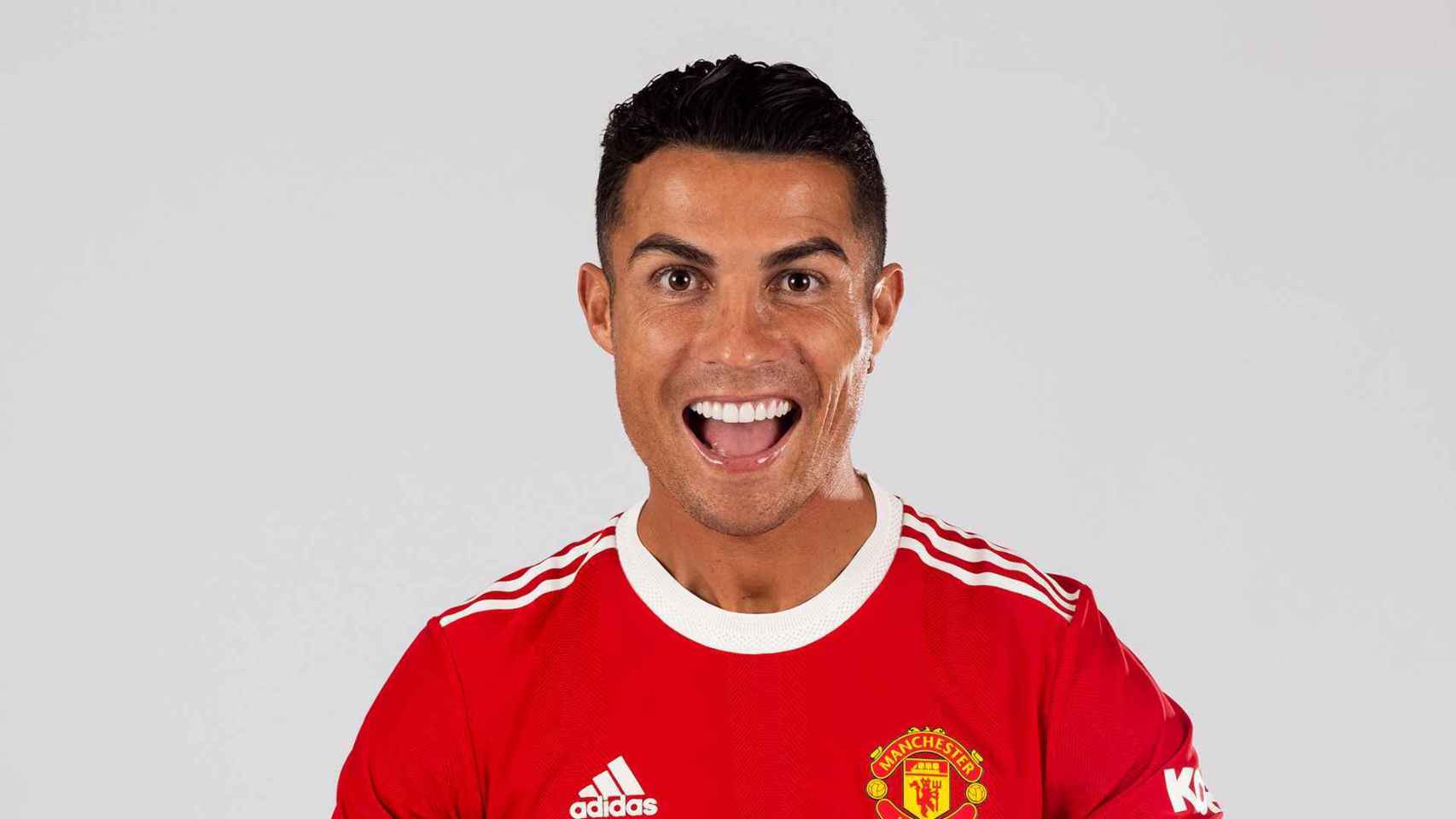 Cristiano Ronaldo, con la camiseta del Manchester United