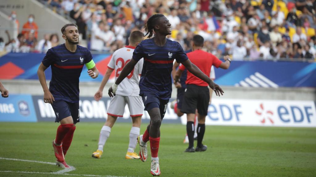 Eduardo Camavinga, con la selección sub21 de Francia