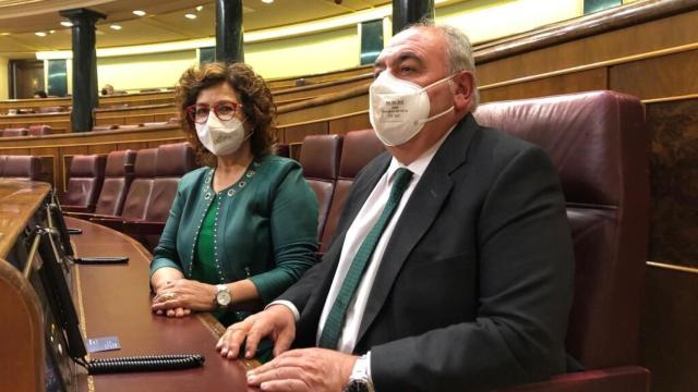 Carmen Riolobos y Vicente Tirado, diputados nacionales del PP