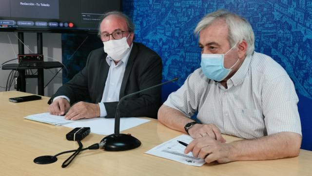 Juan José Pérez del Pino, a la derecha. Foto: Ayuntamiento de Toledo.