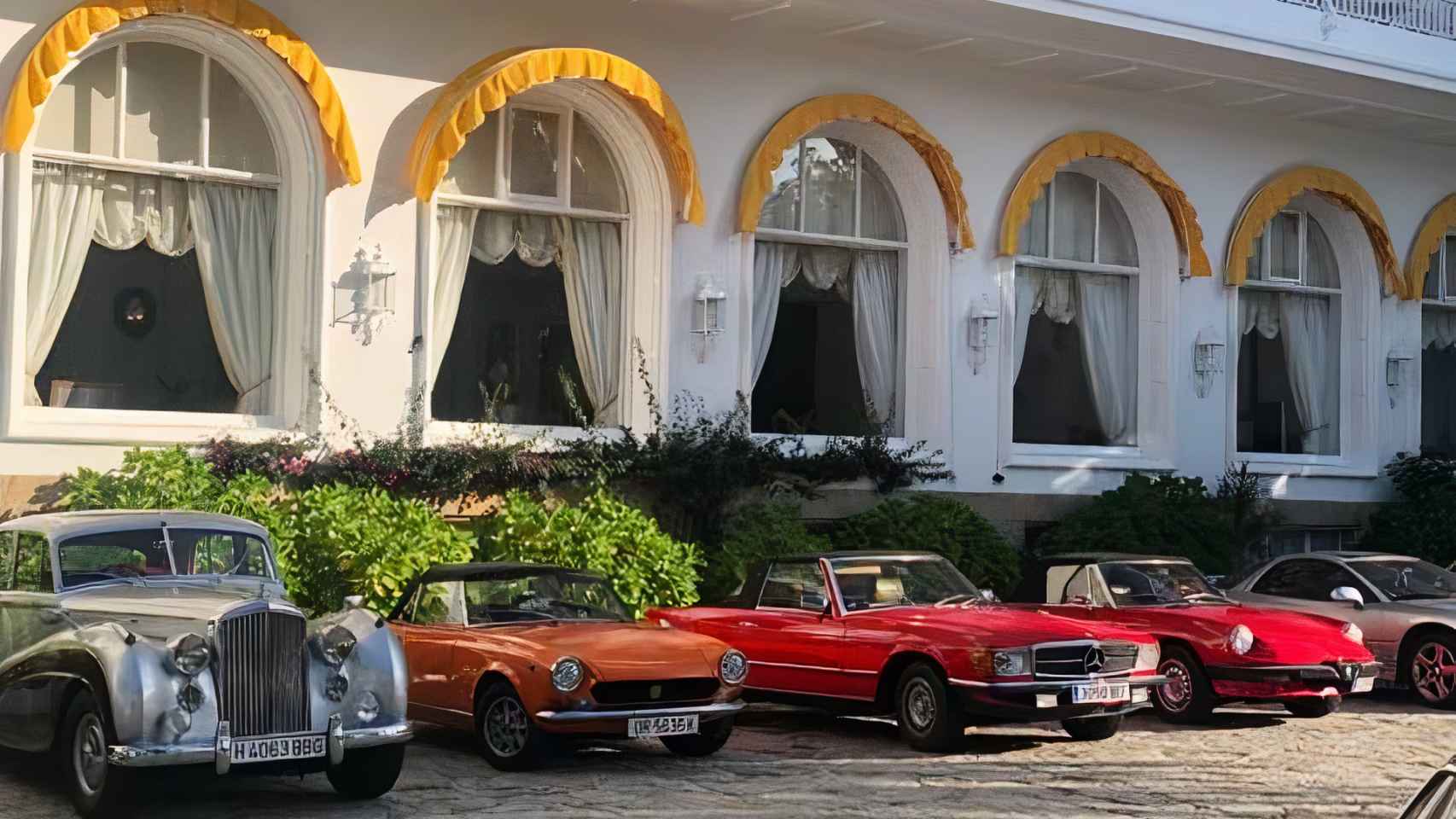 Catorce coches clásicos recorren Galicia en el Rally Turístico Terras do Incio