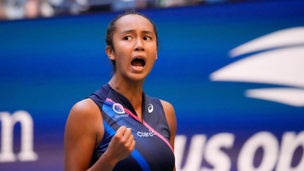 Leylah Fernández, en el US Open